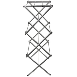 3-Tier Metal Clothes Airer - Silver