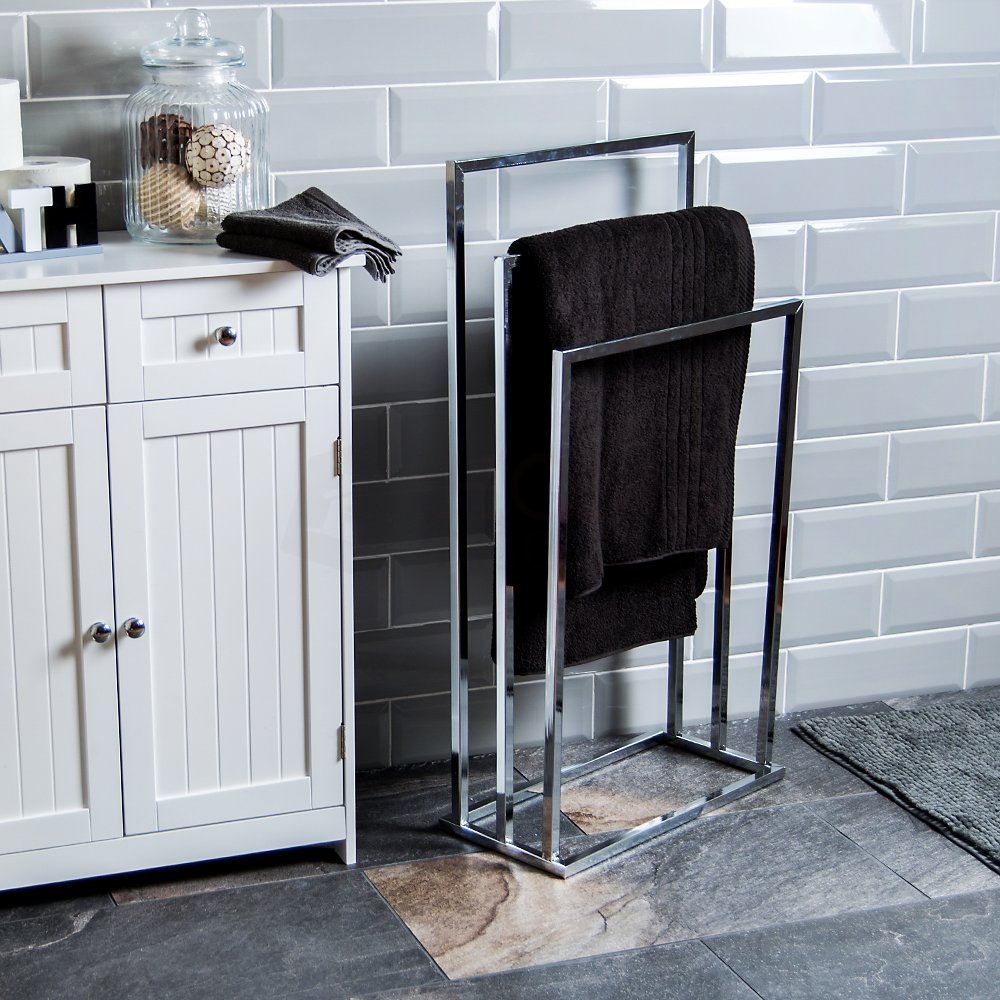 3-Tier Towel Stand - Square