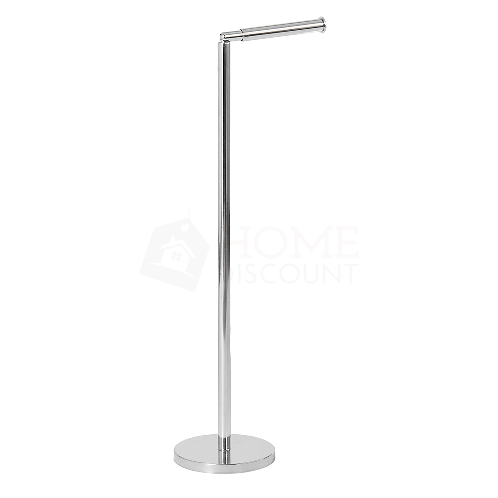 Folding Toilet Paper Holder - Silver
