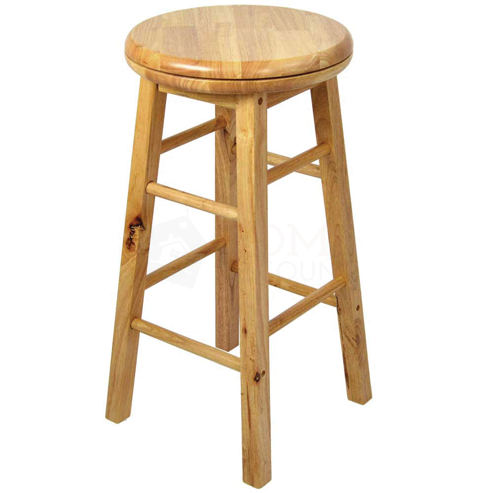 Wooden Revolving Bar Stool Home Discount Ltd