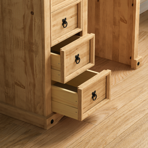 Corona 4-Drawer Dressing Table