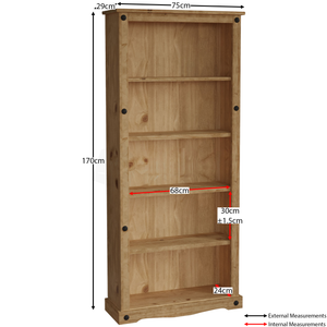 Corona Large Bookcase