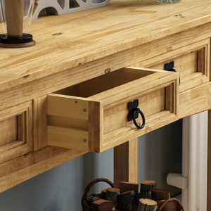 Corona 3-Drawer Console Table