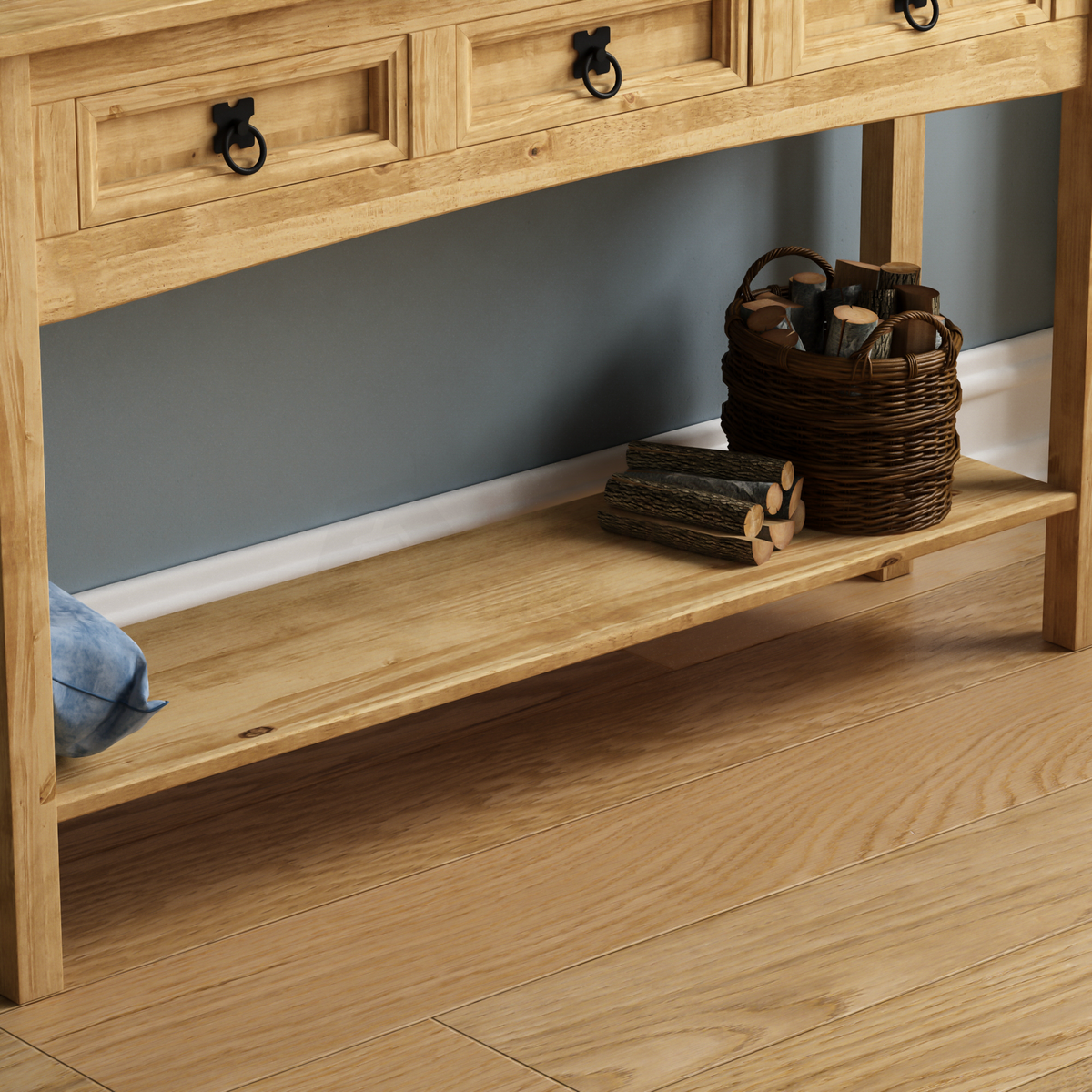 Corona 3-Drawer Console Table