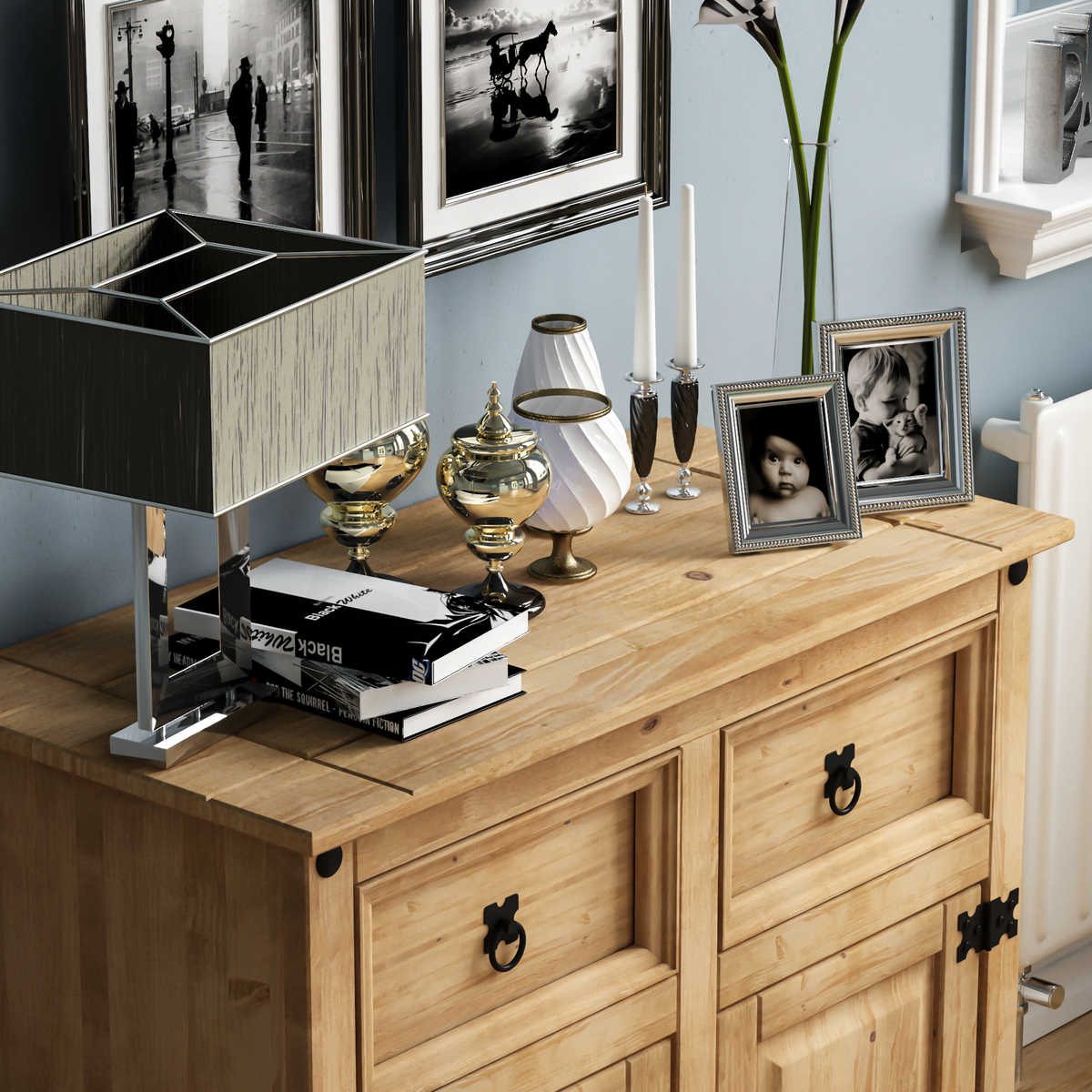 Corona 2-Door 2-Drawer Sideboard