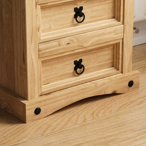 Corona 5-Drawer Narrow Chest