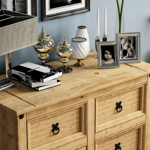 Corona 1-Door 4-Drawer Small Sideboard