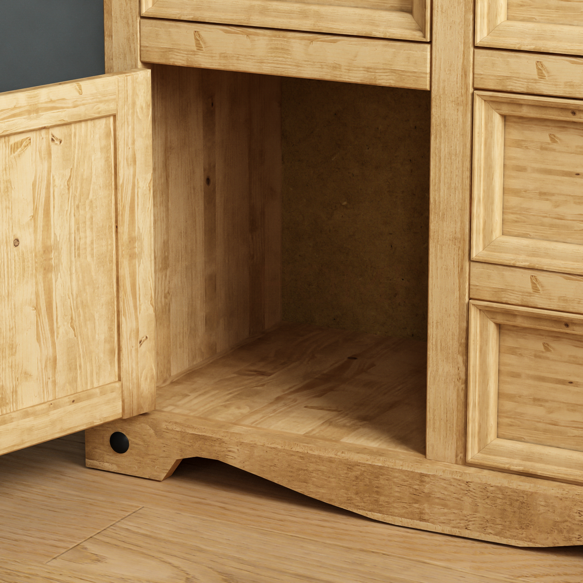 Corona 1-Door 4-Drawer Small Sideboard