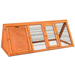 Triangle Wooden Pet Hutch, Large