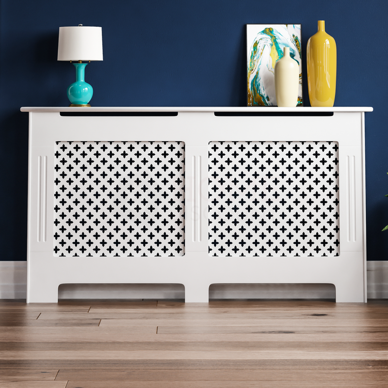 Oxford Radiator Cover White, Large