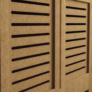 Milton Radiator Cover - Unfinished, Medium
