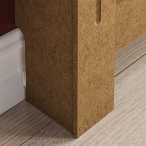 Milton Radiator Cover - Unfinished, Medium