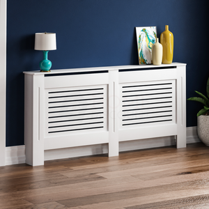 Milton Radiator Cover - White, Extra Large