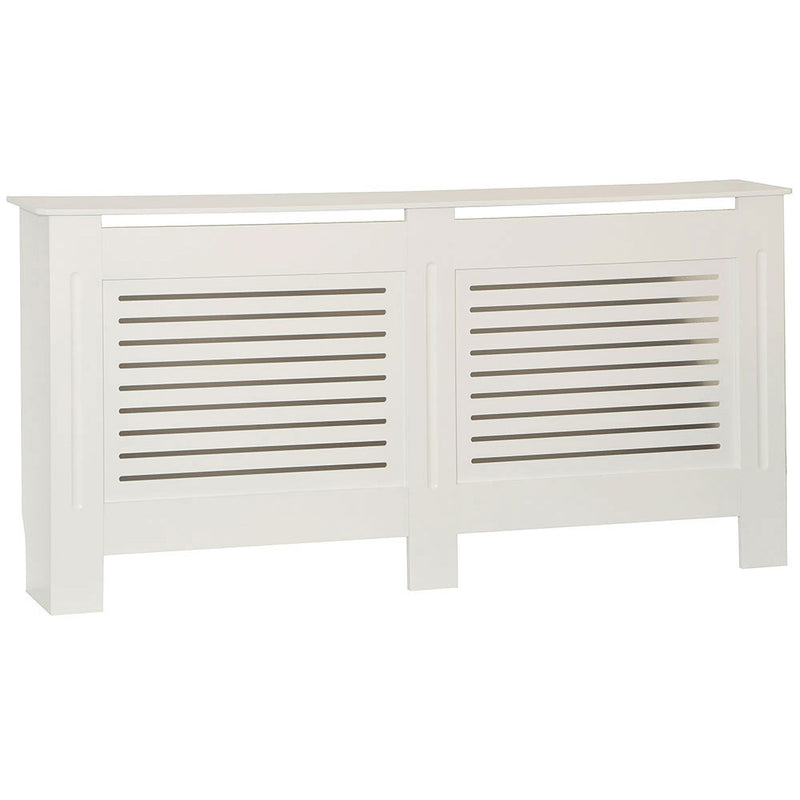 Milton Radiator Cover - White, Extra Large | Home Discount Ltd