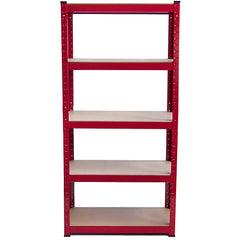 5 Tier Shelf, Large, Red