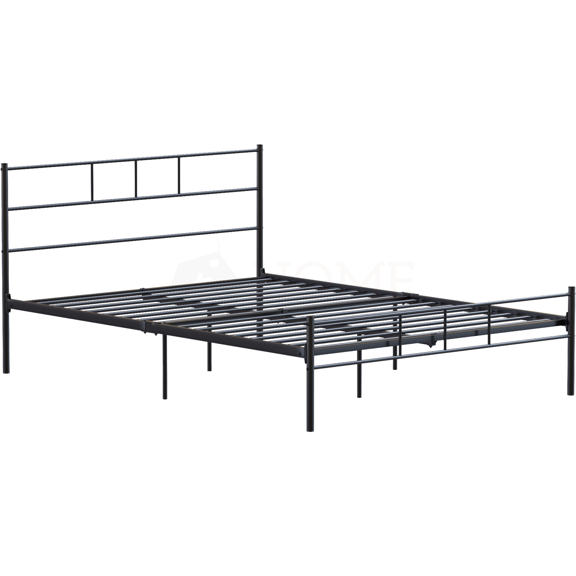 Dorset Bed 4ft6 Double Black Home Discount Ltd