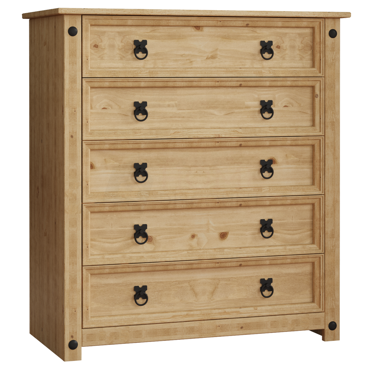 Corona Rustic 5-Drawer Chest