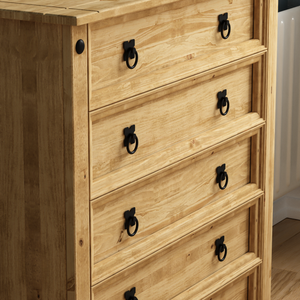 Corona Rustic 5-Drawer Chest