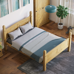Corona King Size Bed, High Foot End