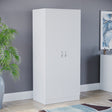Riano 2 Door Wardrobe for Bedroom Storage- white
