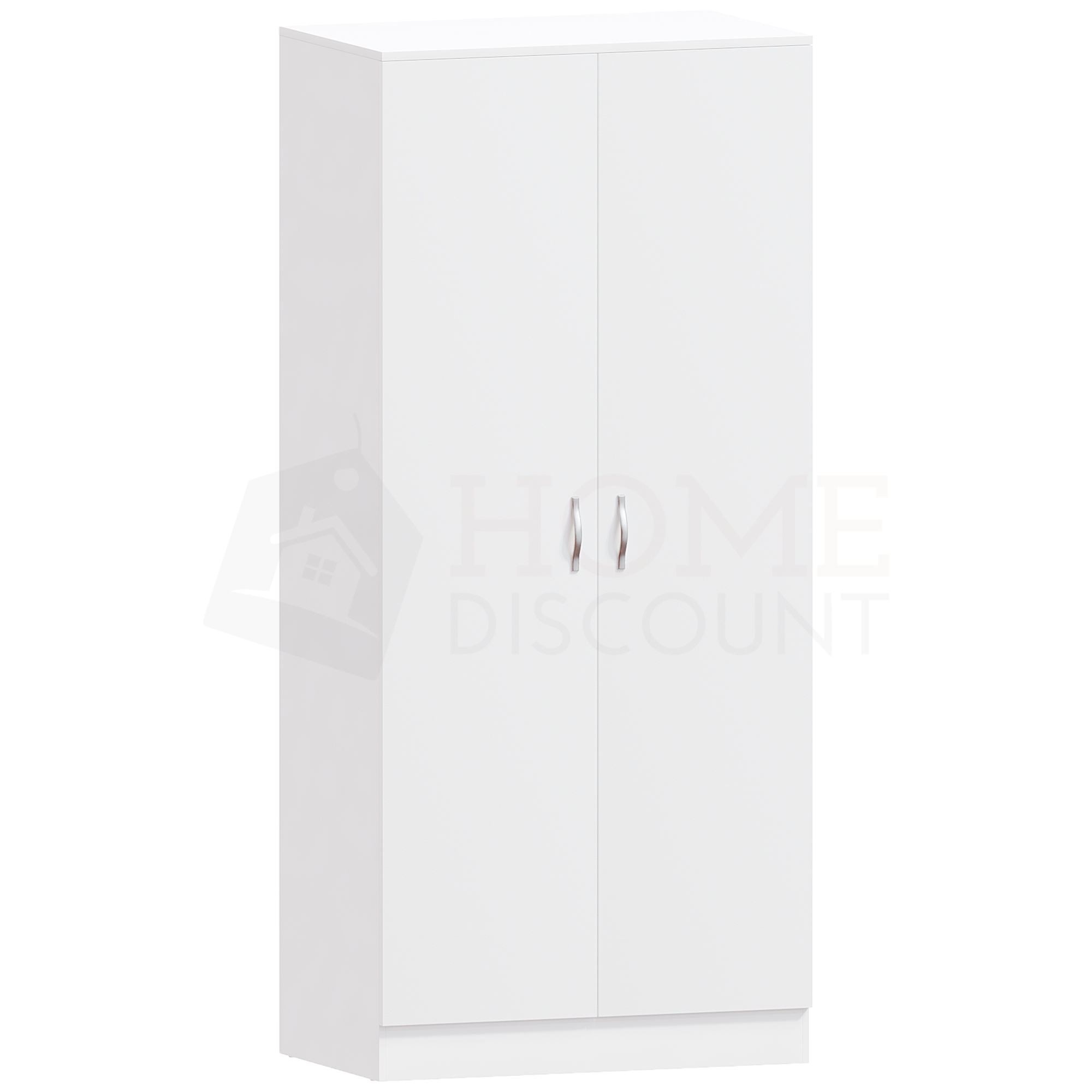 Riano 2 Door Wardrobe White Home Discount Ltd