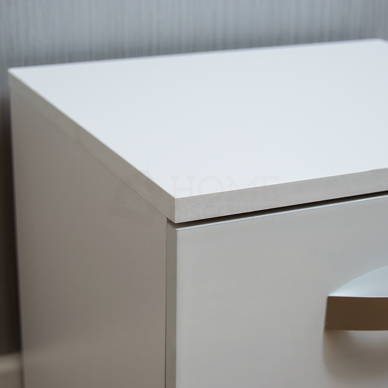 Vida Designs Hulio 1 Drawer Bedside Cabinet, White