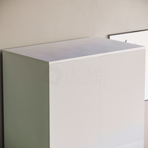 Hulio 2-Door Wardrobe - White
