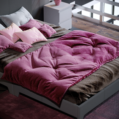 Victoria Double Bed, Dark Grey Linen