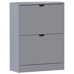 Vida Designs 2 Drawer Shoe Cabinet, Grey (FSC 100%)