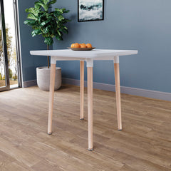 Batley 2 Seater Square Dining Table, White
